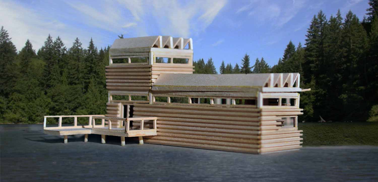 Overall rendering of physical model