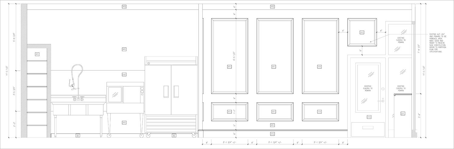 Proposed elevation