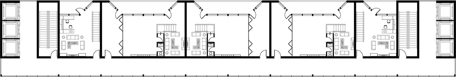 Typical studio building floor plan