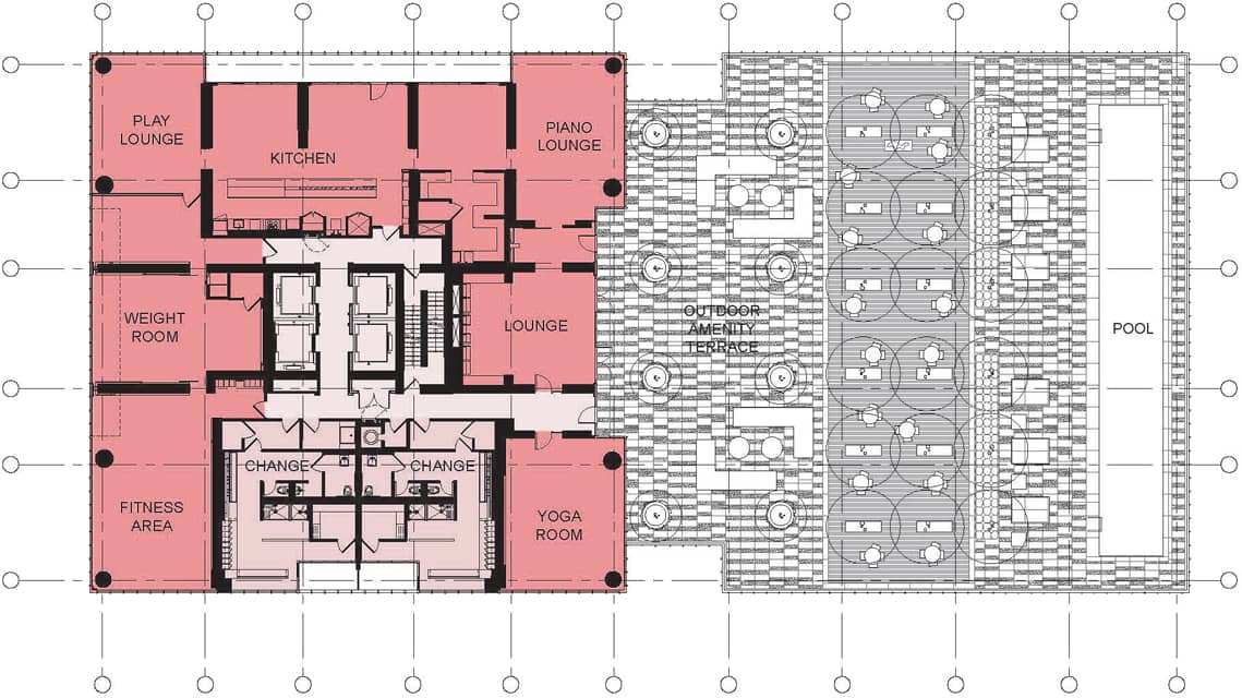 X2 condominums top of podium floor plan