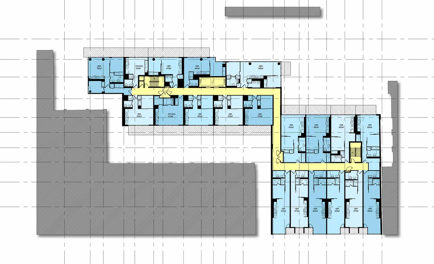 Victory condominiums typical floor plan