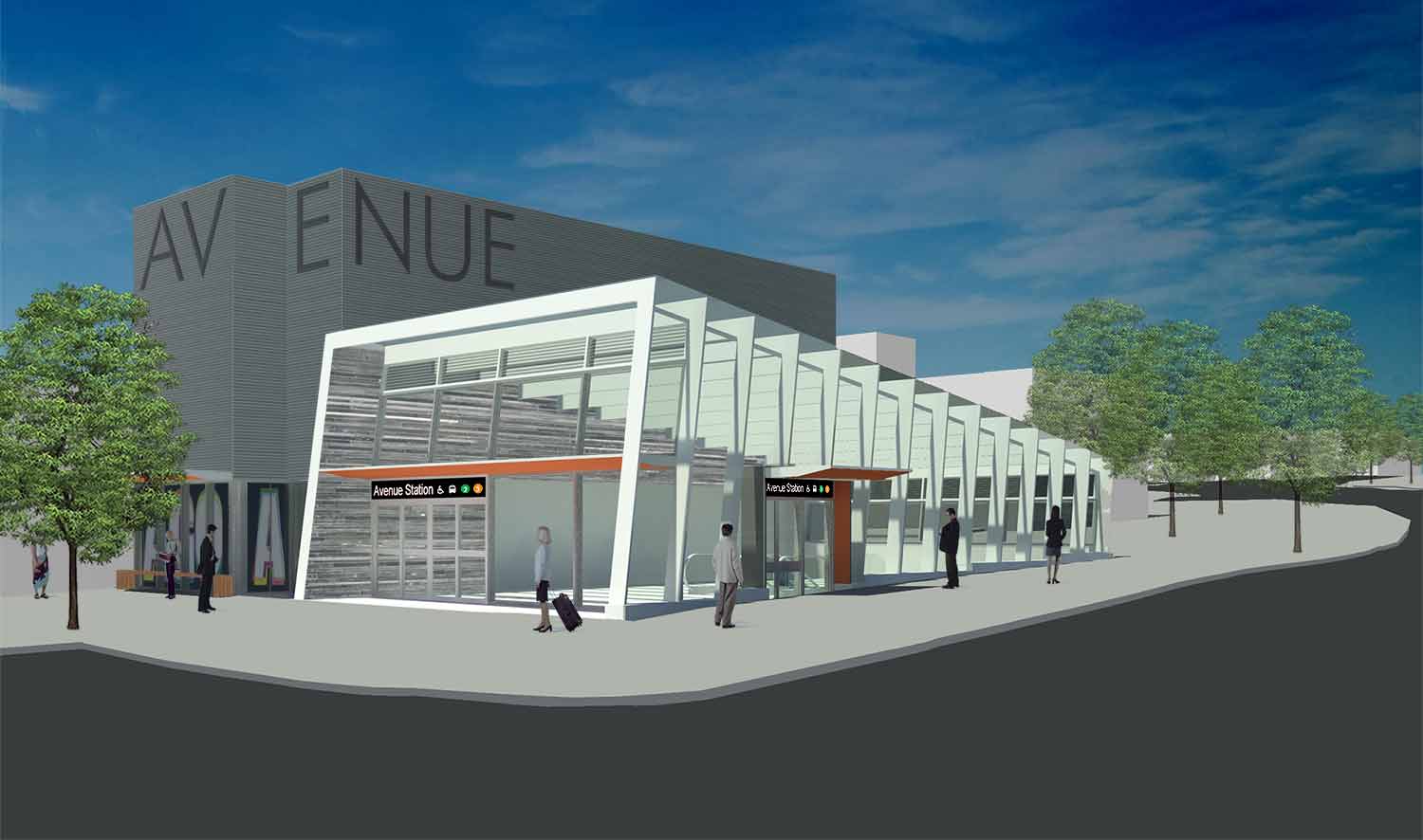 Toronto LRT Chaplin station rendering