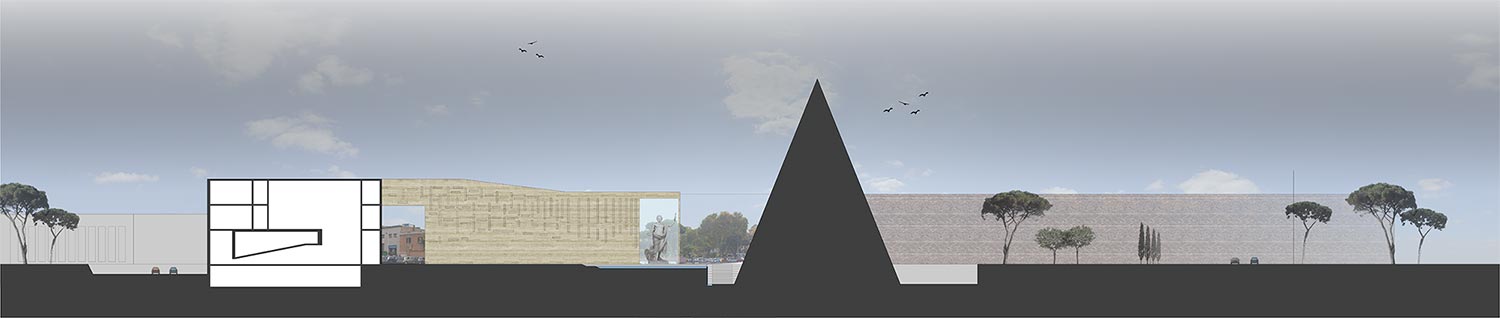 Site sectional elevation