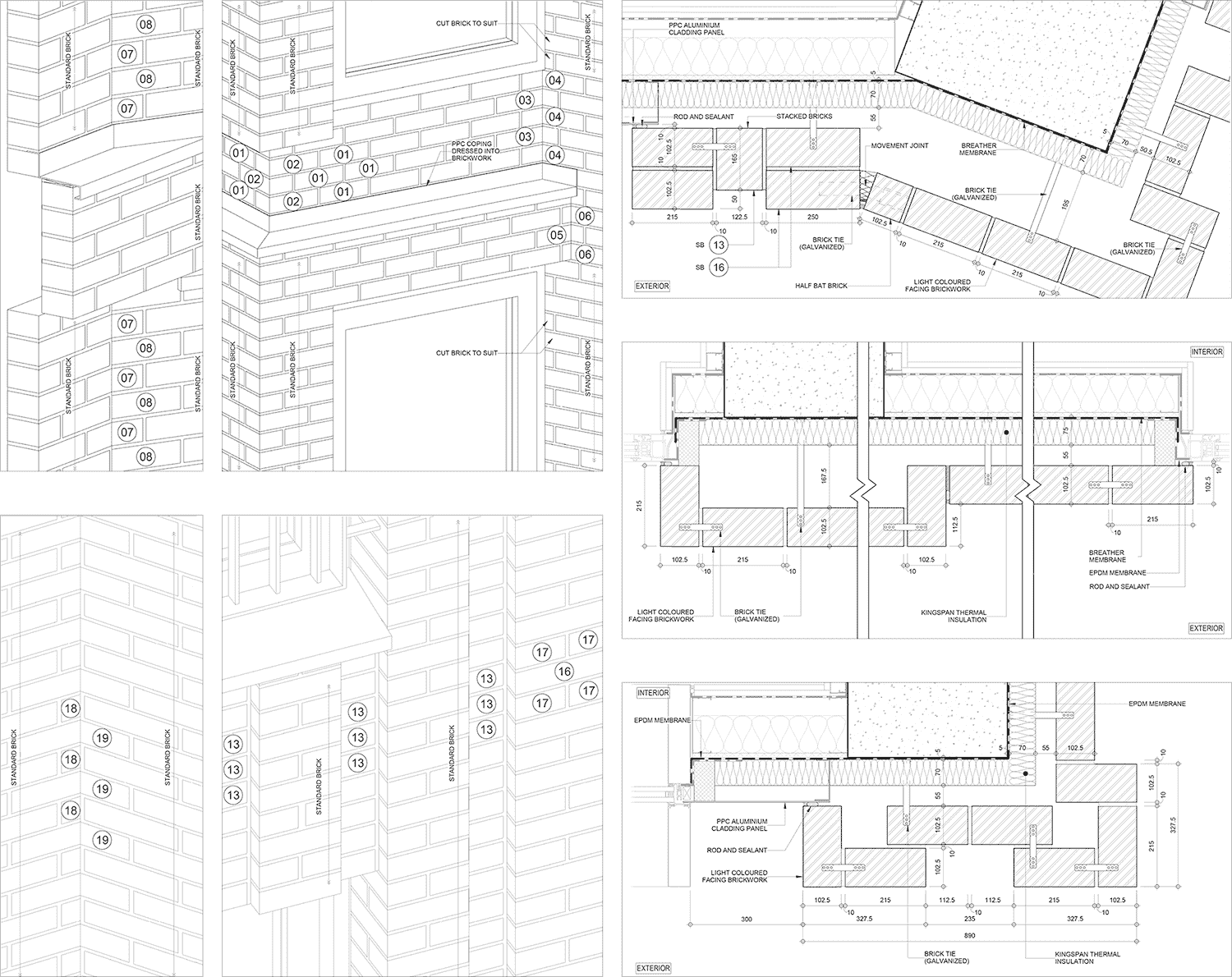 Close up plan details